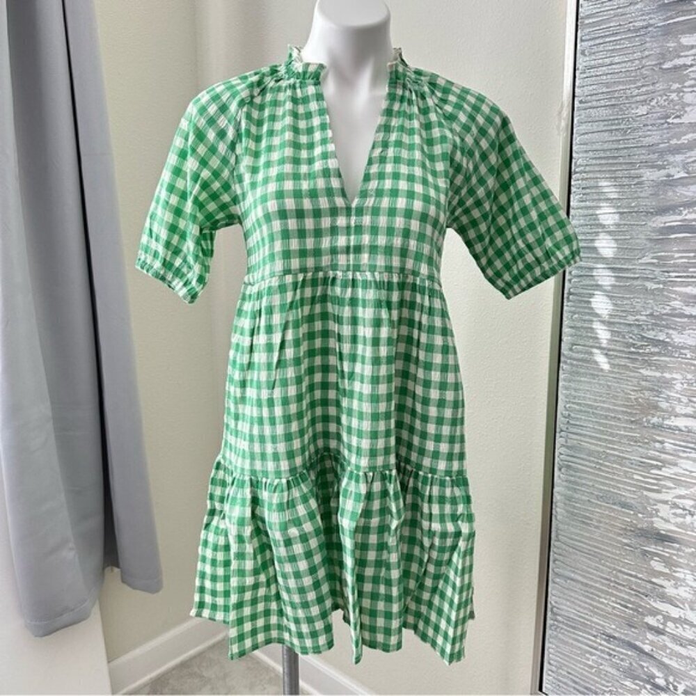 BB DAKOTA Green Picnic Ready Dress Size XS Women